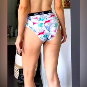 NWT Akela surf high waisted bikini bottom